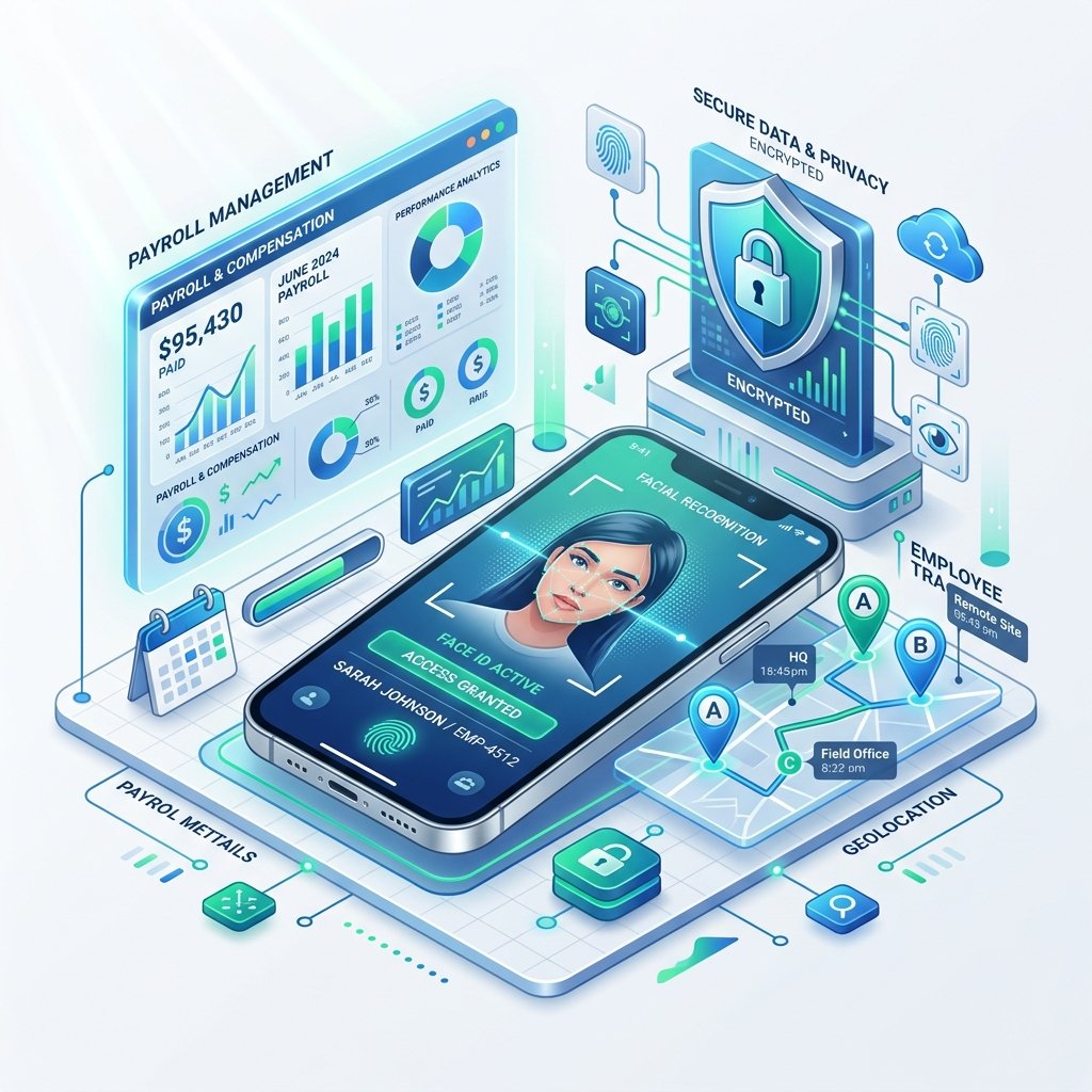Smart HR System Illustration
